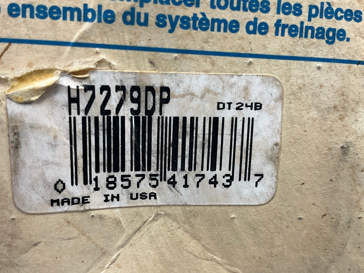 Bendix H7279DP Rear Drum Brake Hardware Kit