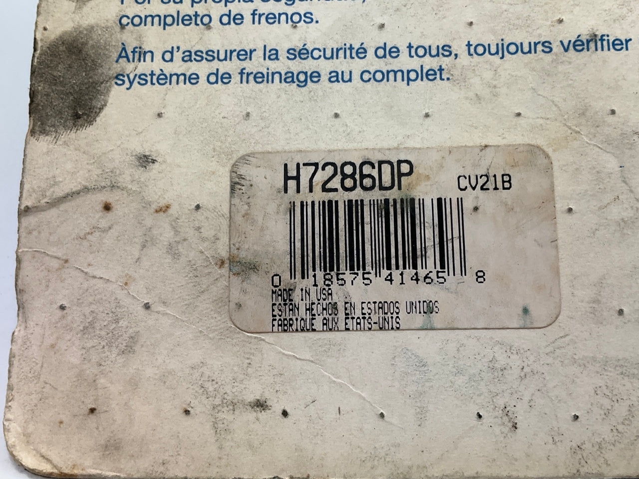 (2) Bendix H7286DP Drum Brake Hardware Kit - Rear
