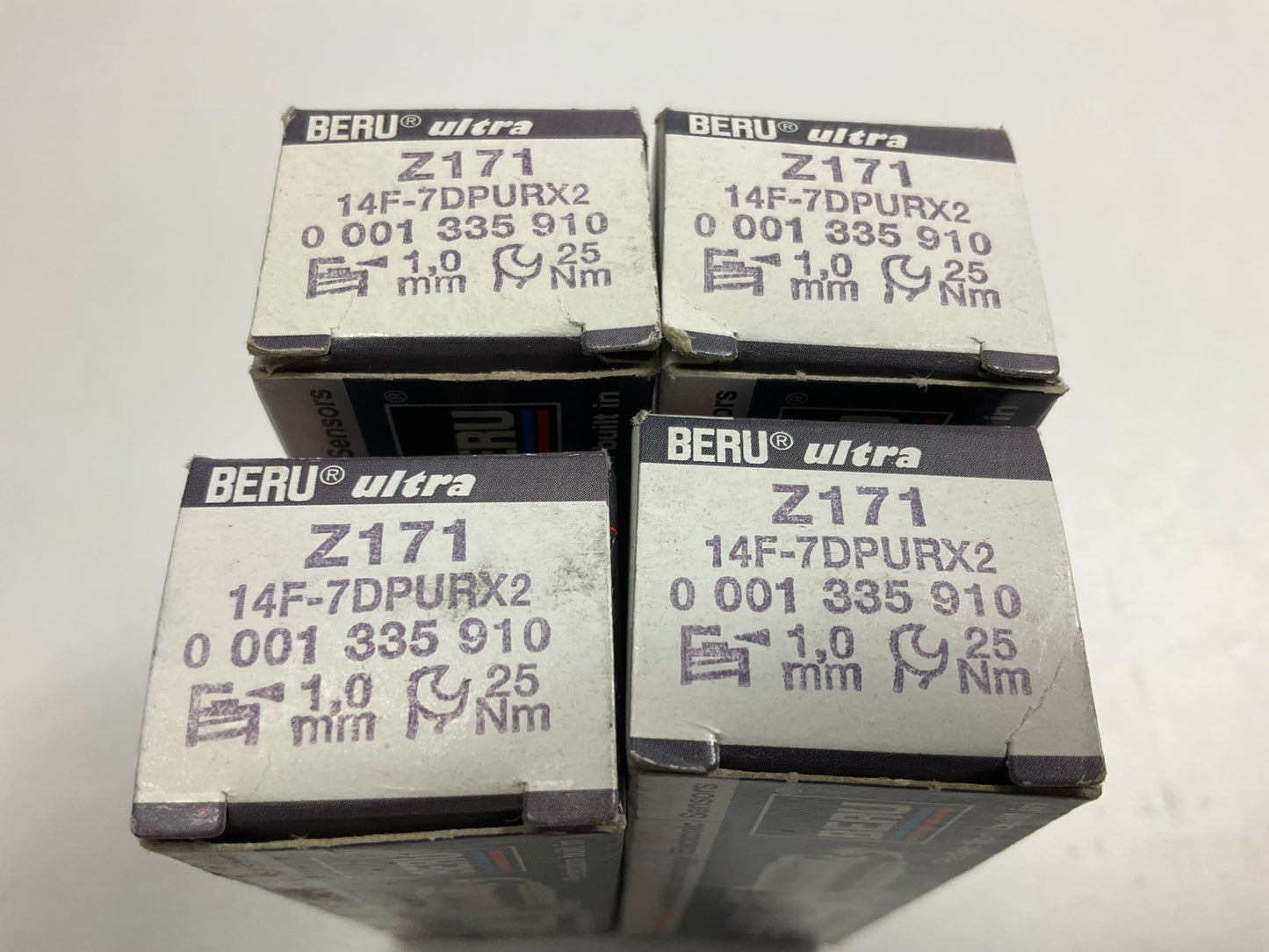 (12) Beru Z171 Spark Plugs - 1998-2002 Mercedes-benz CL600 S600 V12