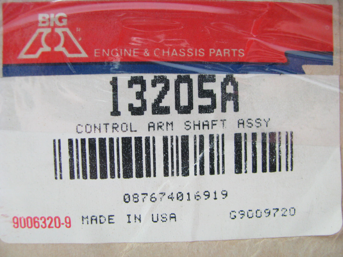 Big A 13205A Suspension Control Arm Shaft Kit - Front Upper
