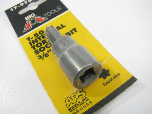 Big A 17-9781 T-47 Internal Torx Socket Bix - 3/8'' Drive - Made In USA