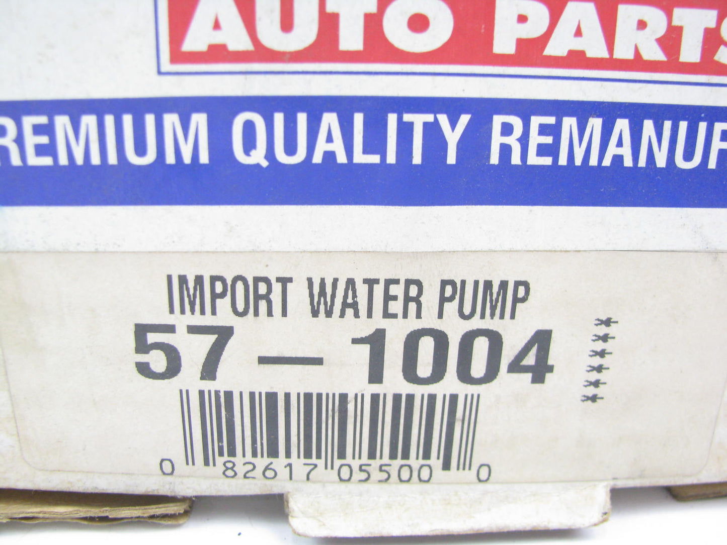 Big A 57-1004 Remanufactured Water Pump For 1975-1976 Toyota 2.2L-L4