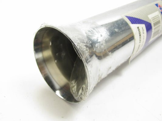 (2) Vintage Big A 6-09 Exhaust Tip 2 FOOT Extensions, For Up To 2-1/2'' Pipe