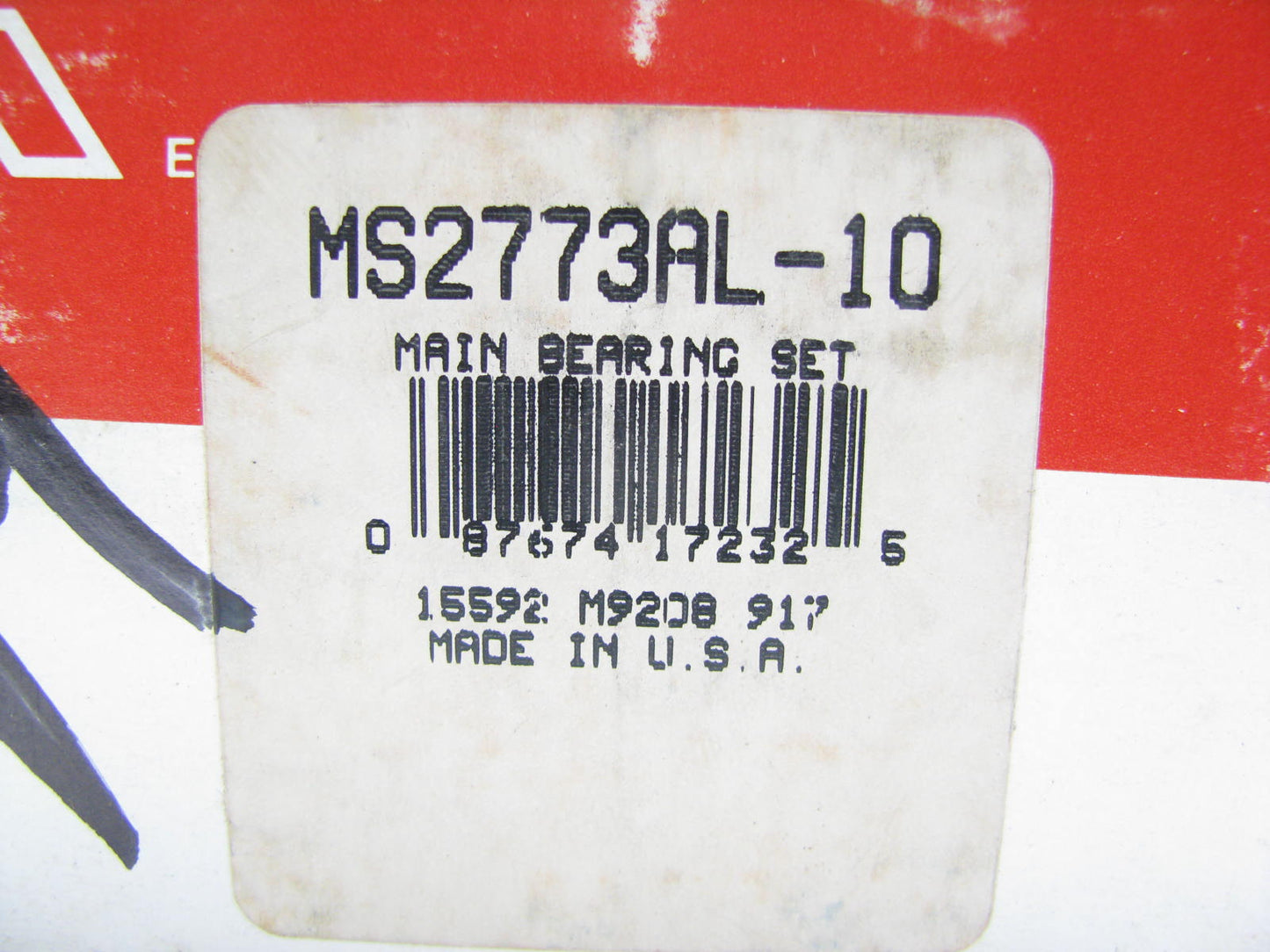 Big A MS2773AL-10 Engine Main Bearings .010'' for Perkins 192 203