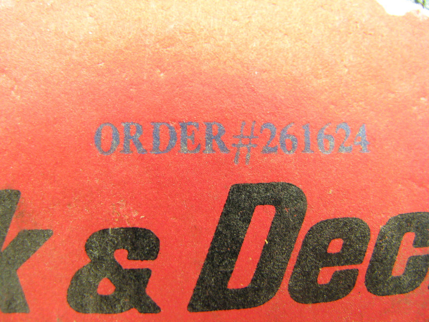 Black & Decker Aluminum Oxide Grinding Wheel 10.125'' Diam., 3/4'' Arbor, 1 1/16 T