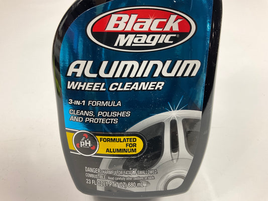 Black Magic 120004 3-In-1 Wheel Cleaner, Polisher, Protectant - 23 Oz - 2 Pack