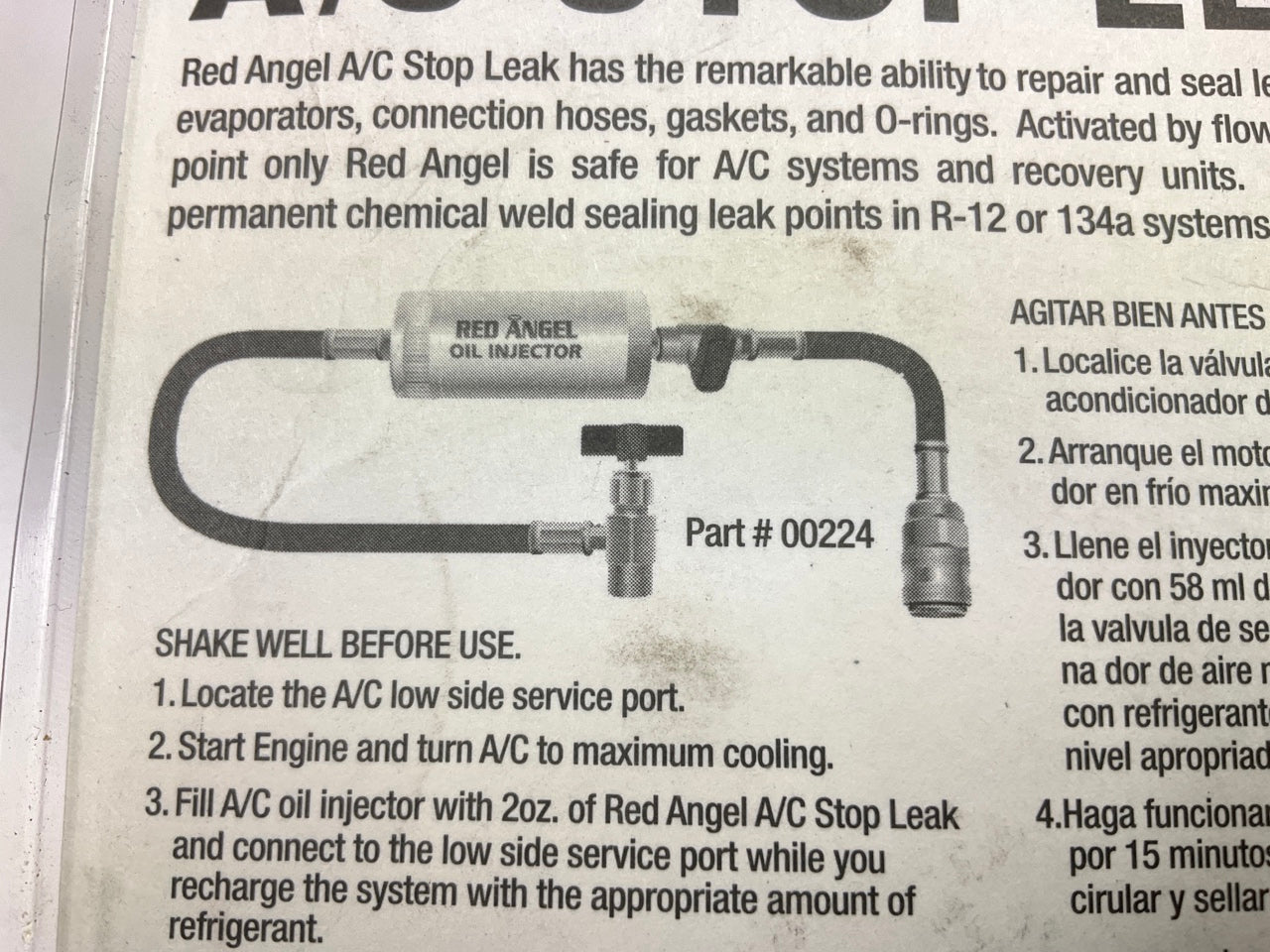 (2) BlueDevil Products 49496 Red Angel A/C Stop Leak - 2 Oz