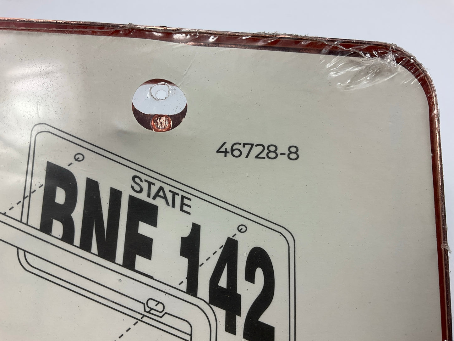 (2) Body Glove 46728-8 License Plate Frame - Rose Gold