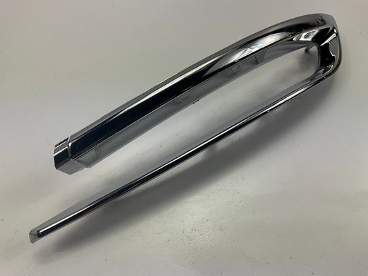 REAR RIGHT Bumper Cover Molding Trim CHROME 14-16 BMW 5 Series W/ Luxury Line