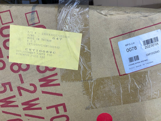 2014-2015 Chevy Silverado 1500 Front Bumper Face Bar Chrome W/ Fog Hole