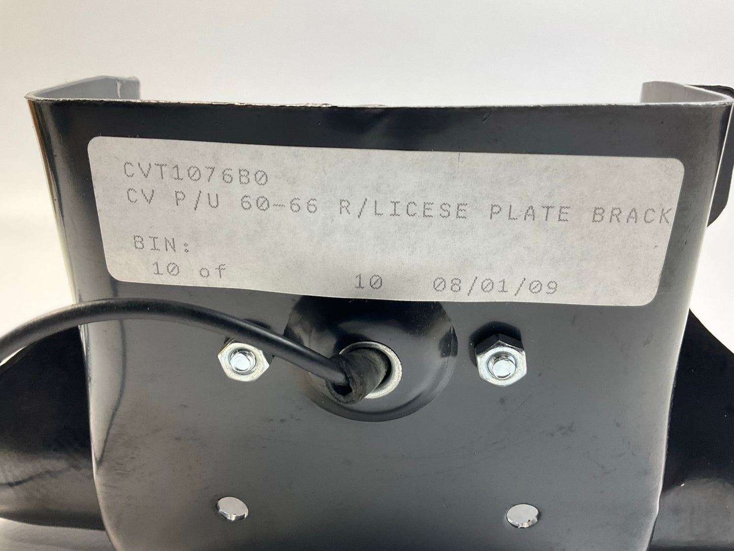 NEW CVT1076B0 1960-1966 Chevy Truck Pickup Rear License Plate Bracket With Lamp
