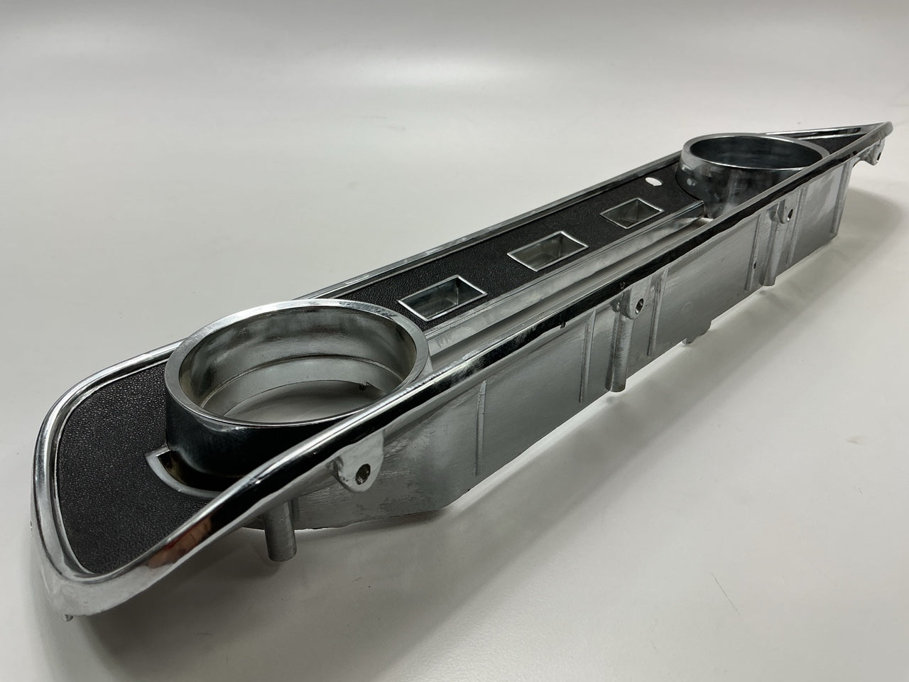AFTERMARKET 1965 Mustang Dash Bezel Plastic And Chrome Gauge Cluster Trim Bezel