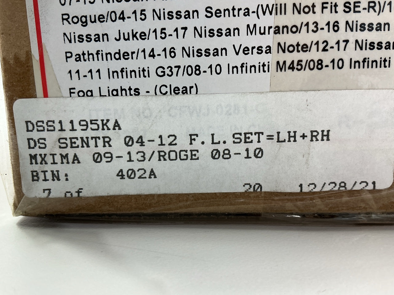 NEW AFTERMARKET Fog Light Lamp Set - CFWJ-0281-C