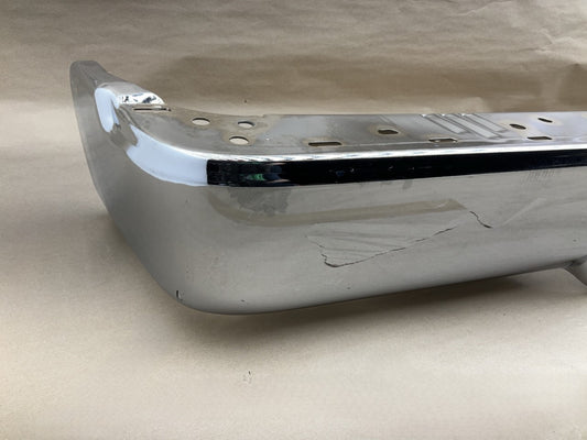 FO1102358 Chrome Rear Bumper W/O Park Assist Sensor Holes - 2004-2008 Ford F-150