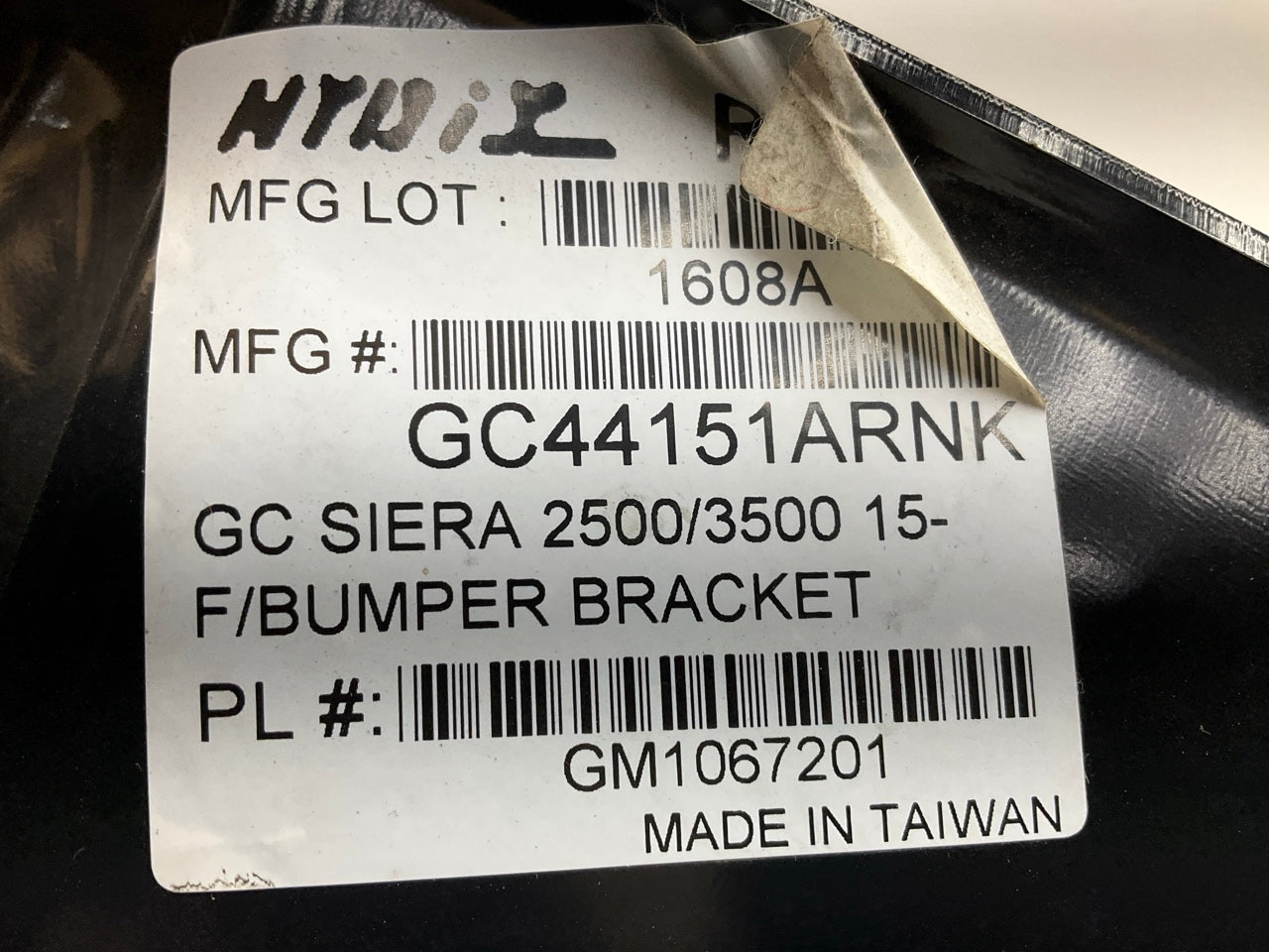 AFTERMARKET - Front Right Bumper Impact Bar Bracket GM1067201