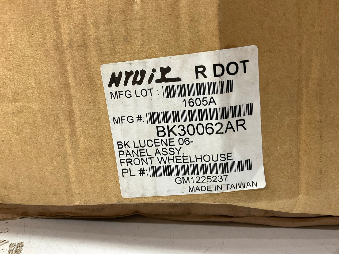 NEW AFTERMARKET GM1225237 Right Radiator Support Patch Metal Panel