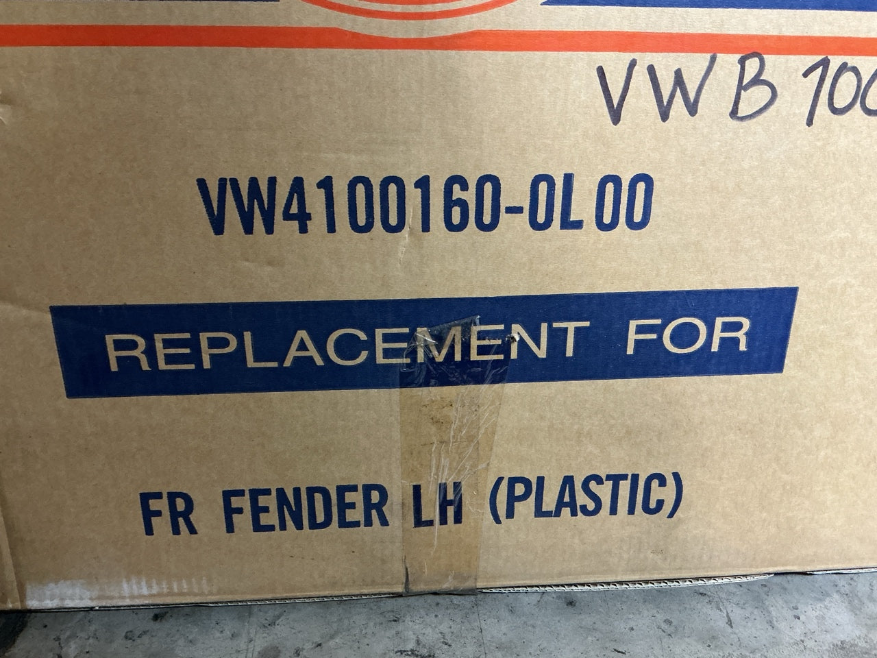 NEW AFTERMARKET - Front Left Driver Fender Panel Plastic Primed VWB1001AL