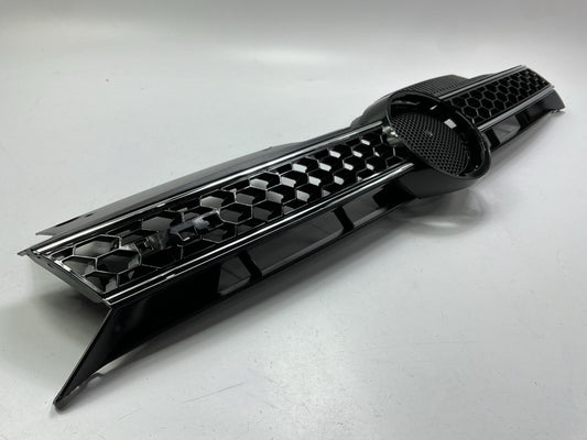 AFTERMARKET Gloss Black & Chrome Front Upper Grille Honeycomb 2010-2014 Golf GTI