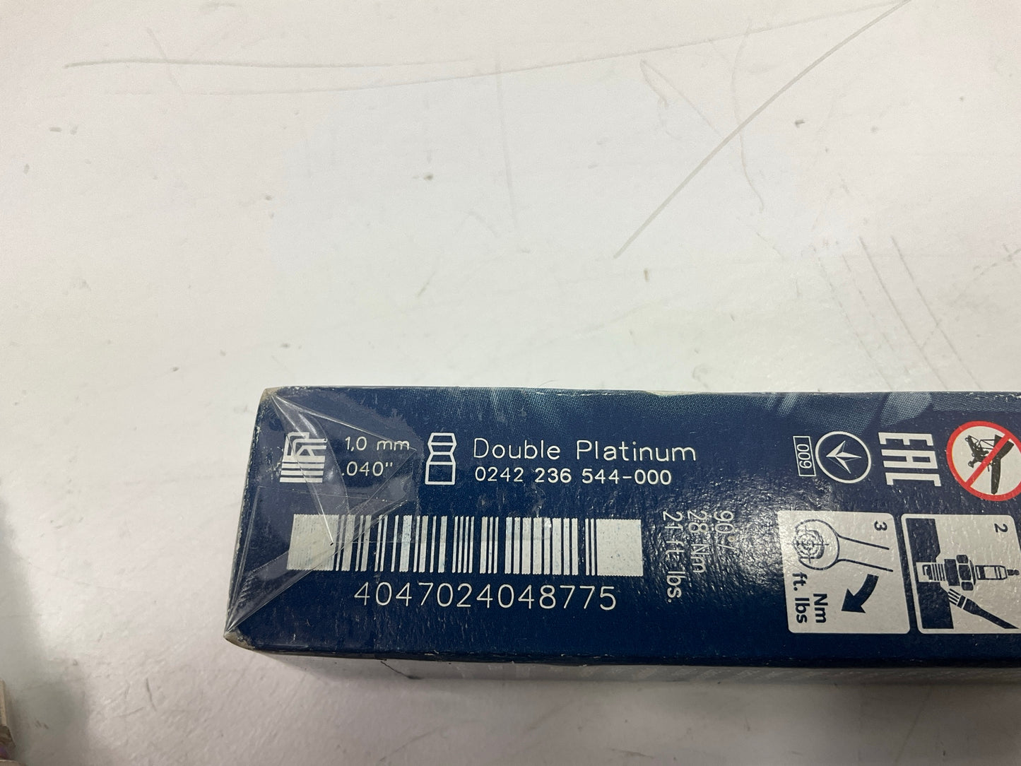 (4) Bosch 0242236544 Double Platinum Spark Plugs