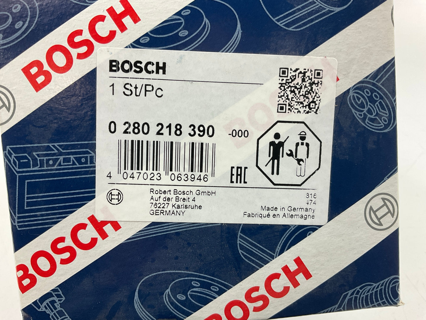 Bosch 0280218390 MAF Mass Airflow Sensor