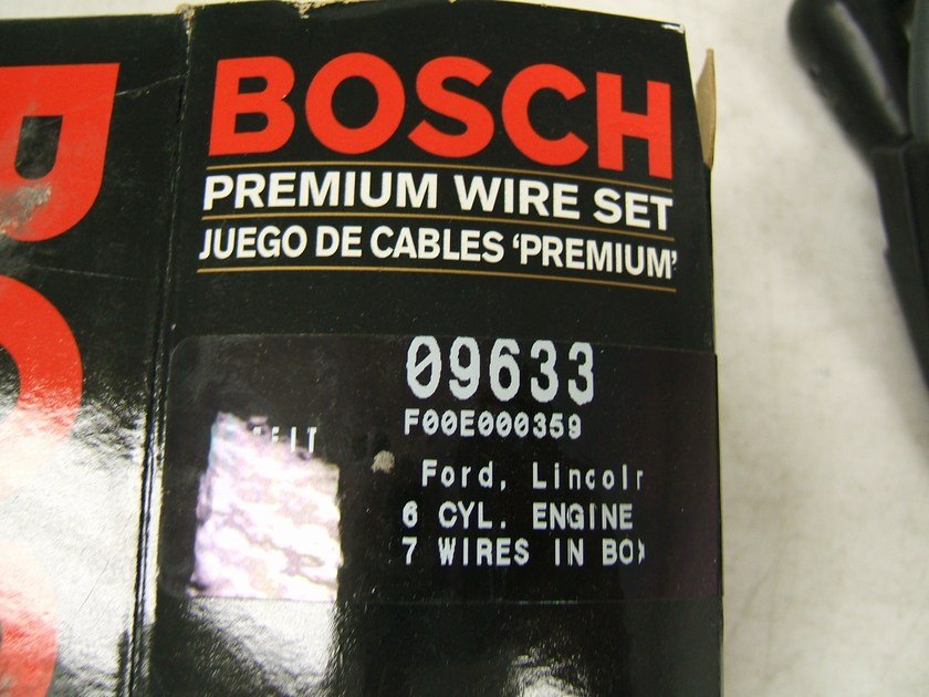 Bosch 09633 Ignition Spark Plug Wire Set for 1991-1995 Ford Mercury 3.8L