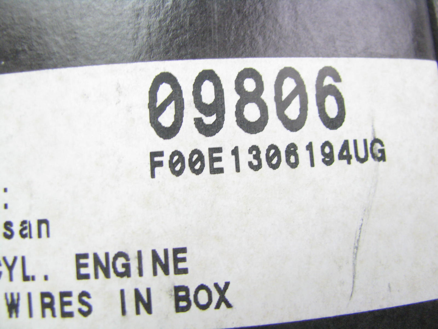 Bosch 09806 Ignition Spark Plug Wire Set For 1984-87 Nissan 200SX 1.8L-L4 Turbo