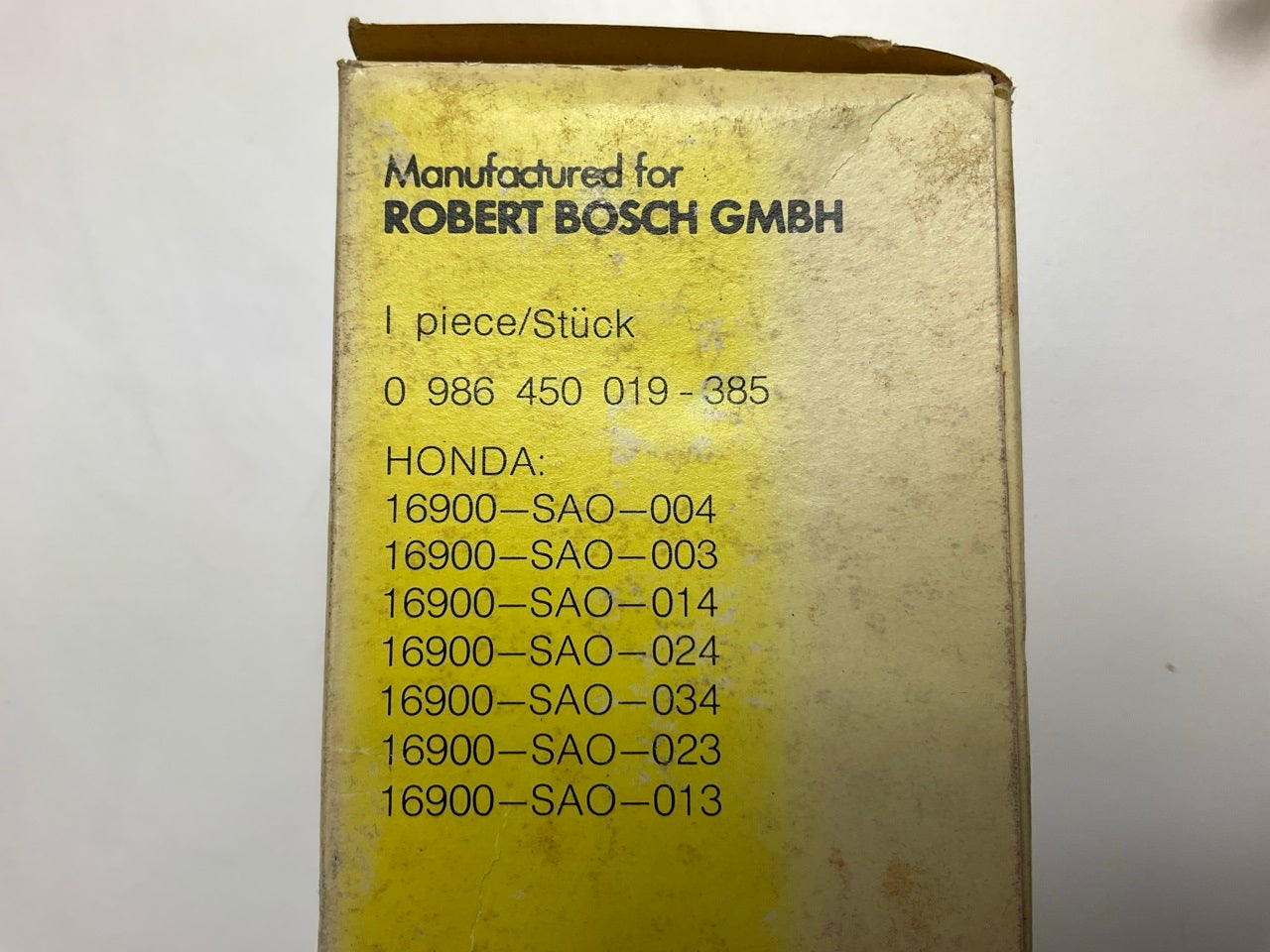 Bosch 0986450019 Fuel Filter For 1980-1981 Honda Civic