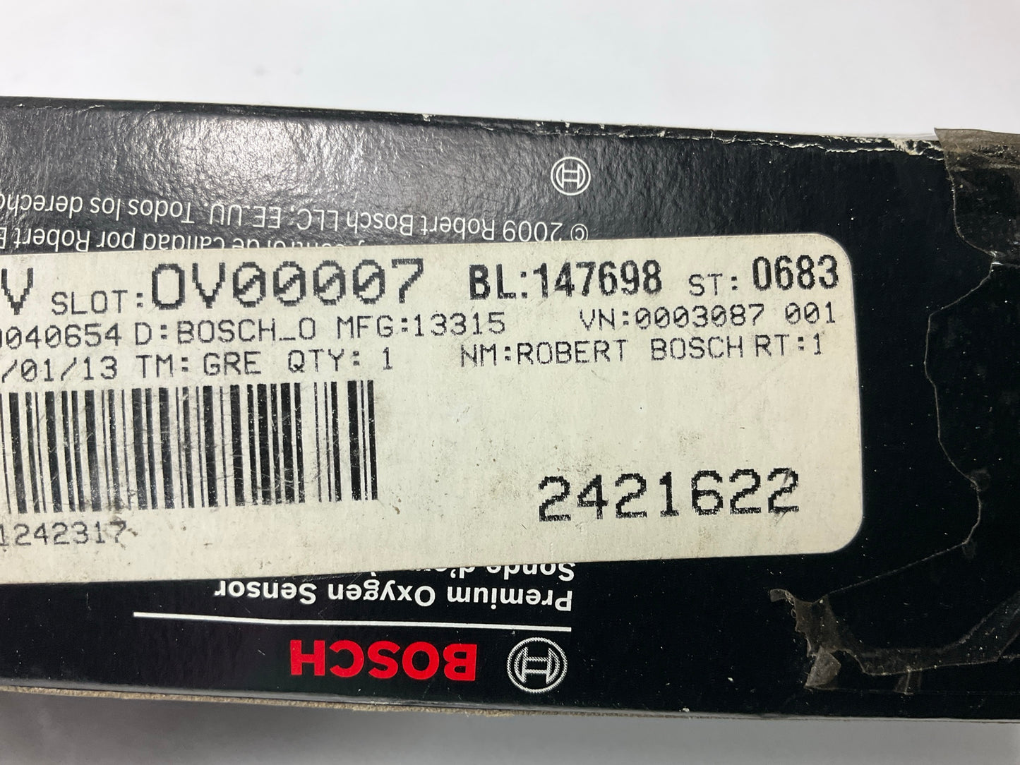 Bosch 13315 Downstream Oxygen O2 Sensor