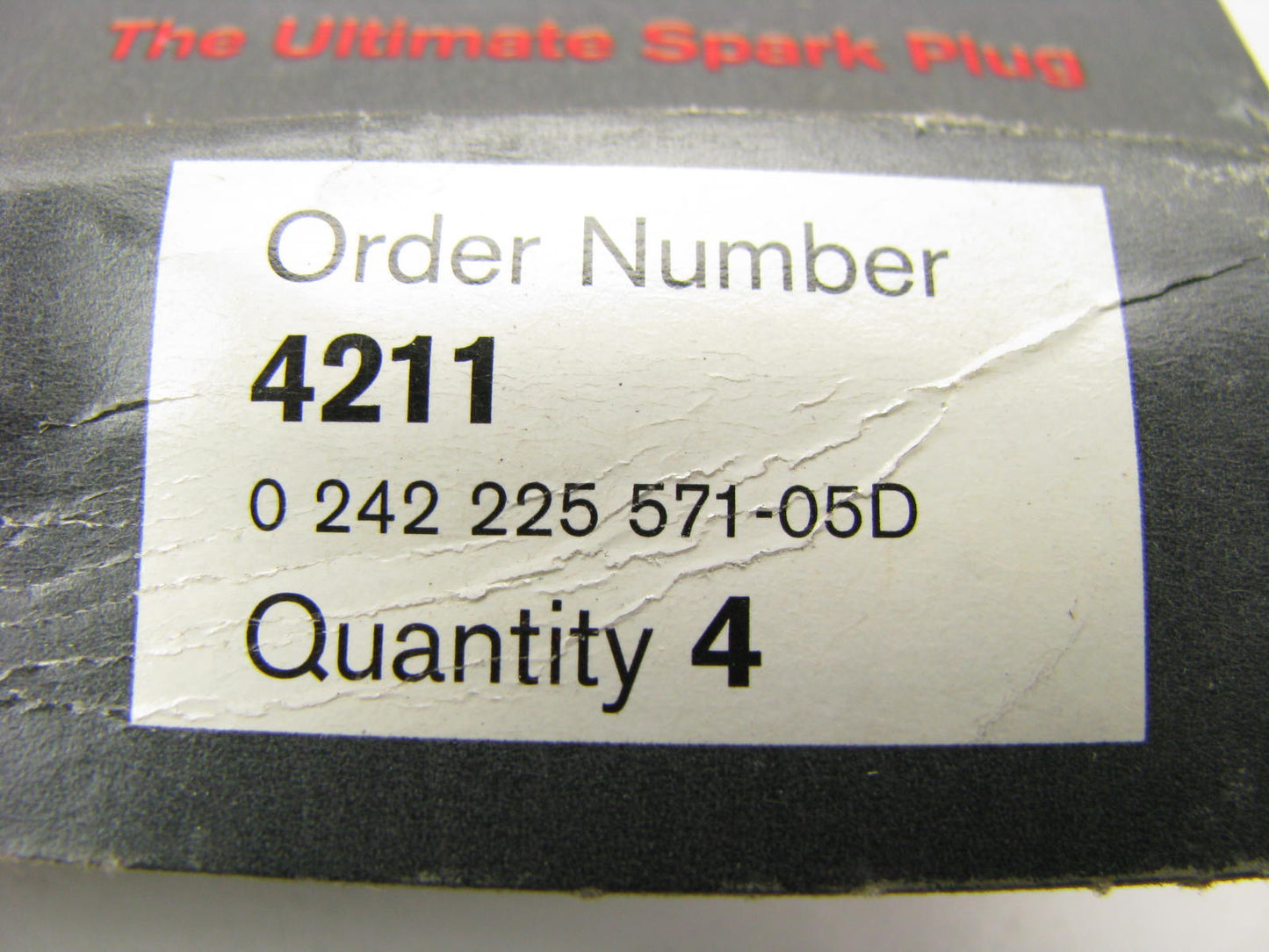 (4) Bosch 4211 Platinum Spark Plugs