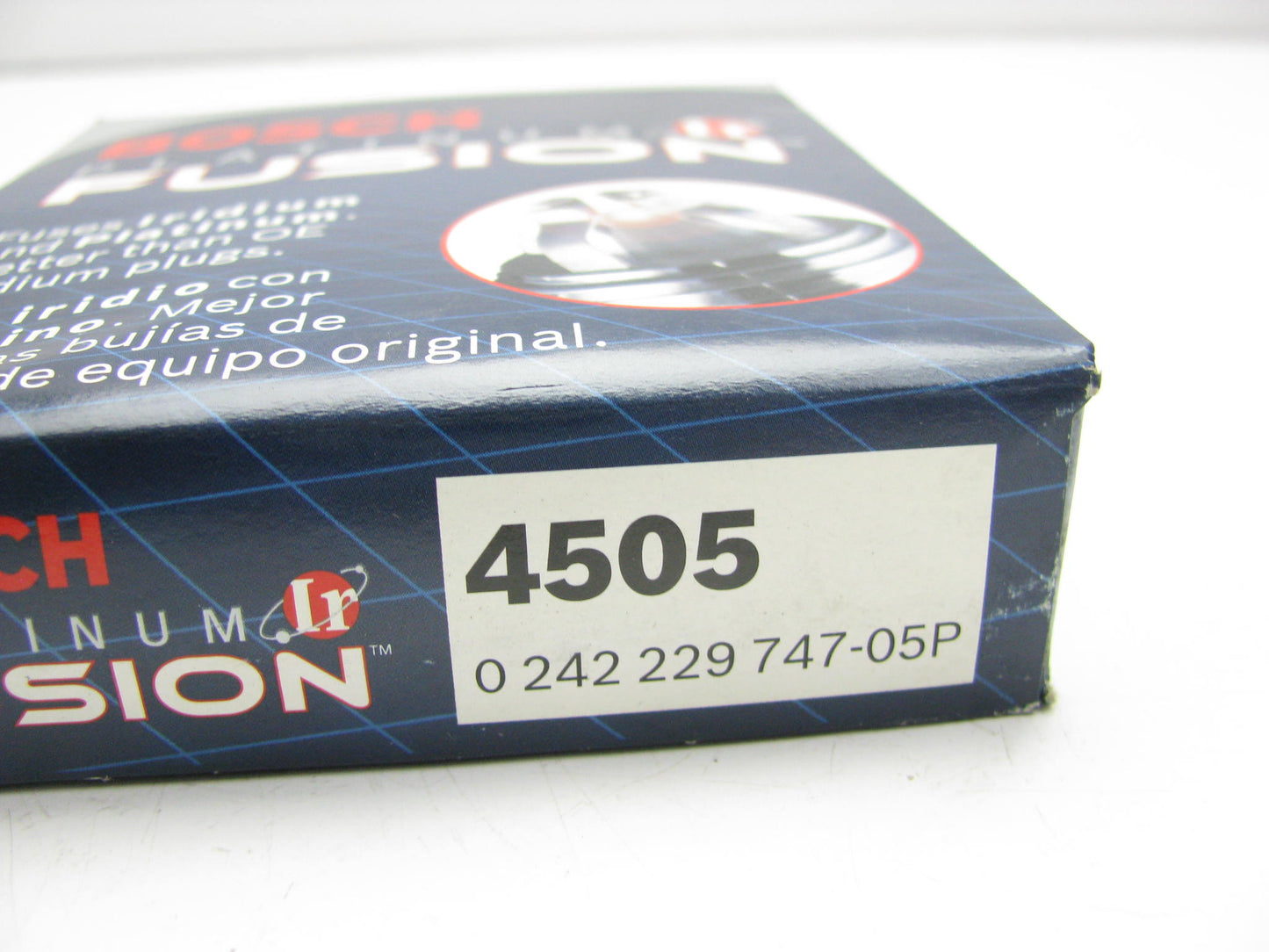 (4) Bosch 4505 Platinum IR Fusion Spark Plug