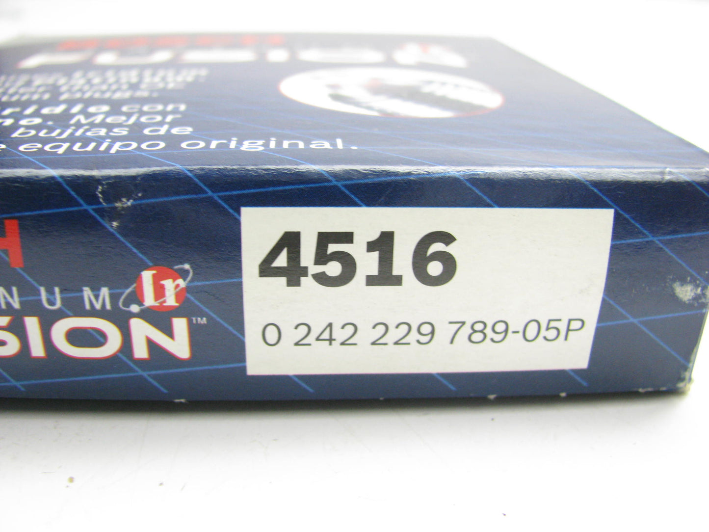 (4) Bosch 4516 Platinum IR Fusion Spark Plugs