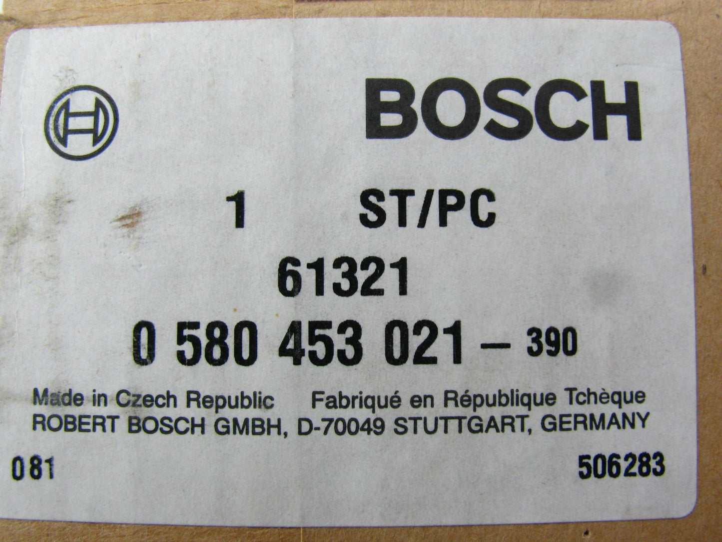 NEW GENUINE Bosch 61321 Electric Fuel Pump 058045302
