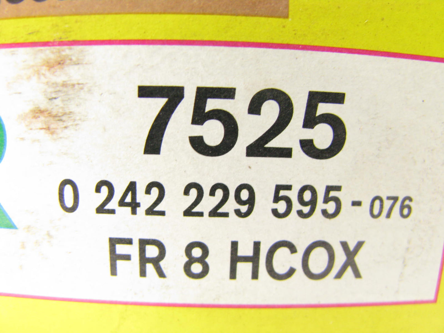 (10) Bosch 7525 Super Spark Plugs - 0242229595