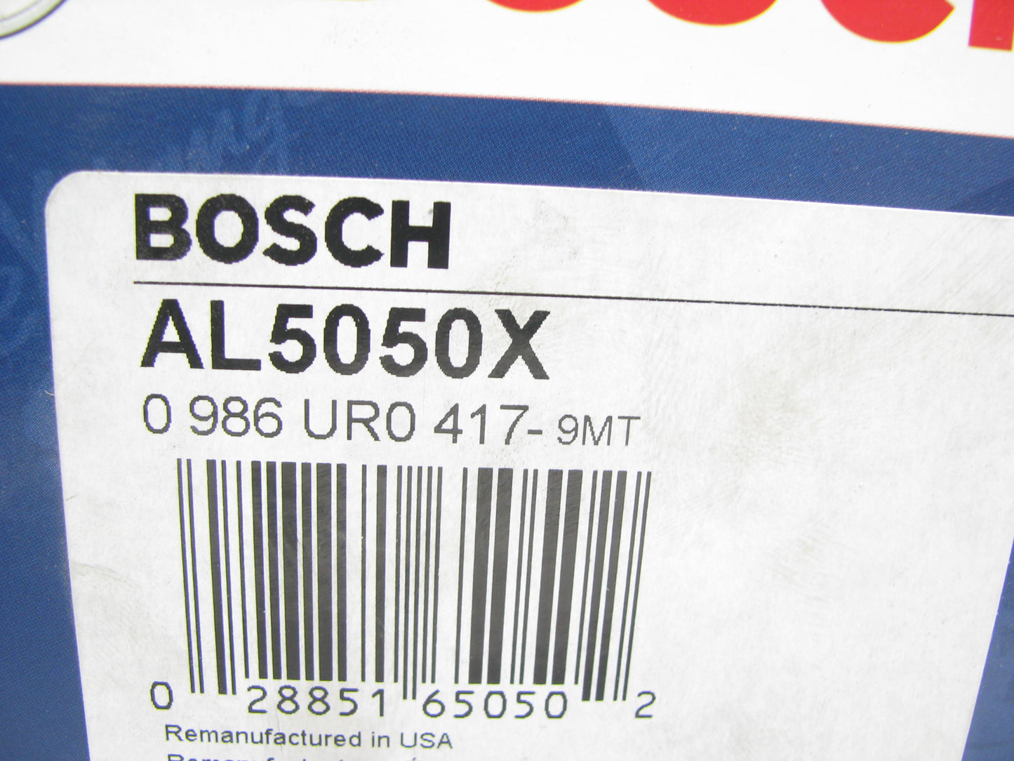 Bosch AL5050X Reman Alternator For Ford Tractors Replaces E7NN-10B376-AB