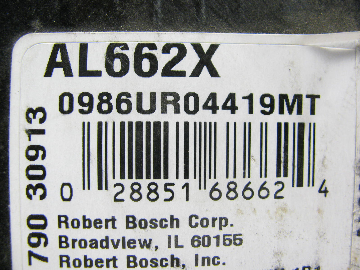 Alternator Bosch AL662X Reman For Various 1989-1993 Chevrolet GMC C/K Trucks