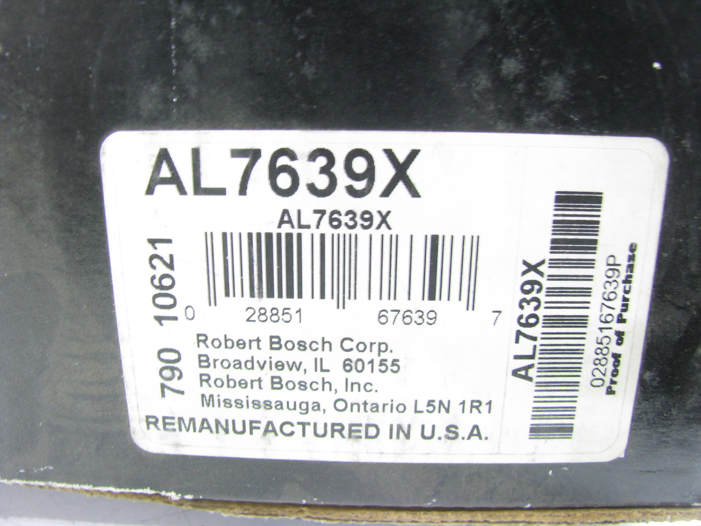 REMAN. Bosch AL7639X 130 Amp Alternator - 2002 Lincoln Navigator 5.4L V8