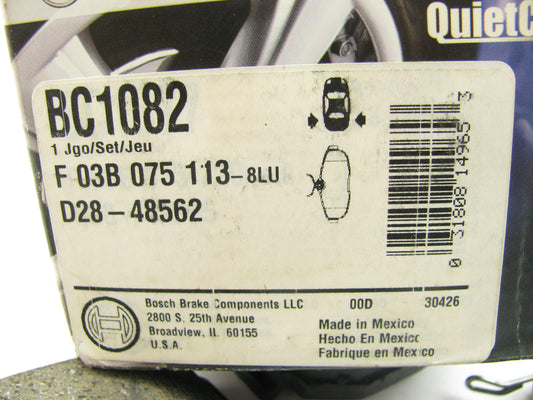 Disc Brake Pad Set-Quietcast Ceramic Pads With Hardware Rear Bosch BC1082
