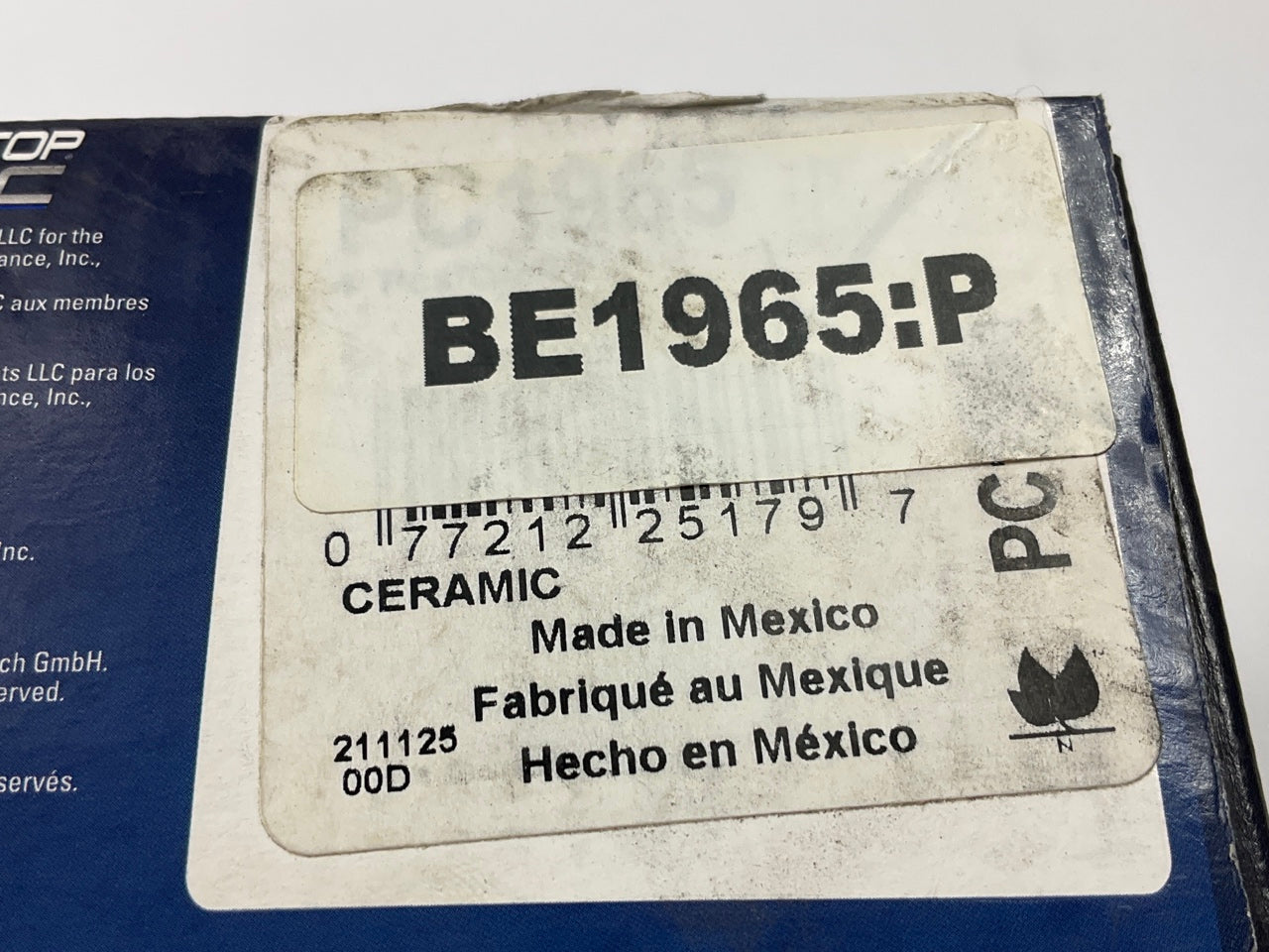 Bosch BE1965 REAR Brake Pads For 2018-2020 Nissan Rogue, 18-25 LEAF