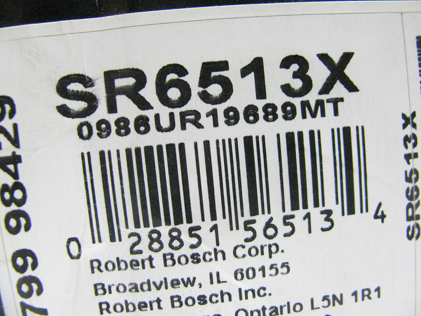 Starter Motor Bosch SR6513X Reman