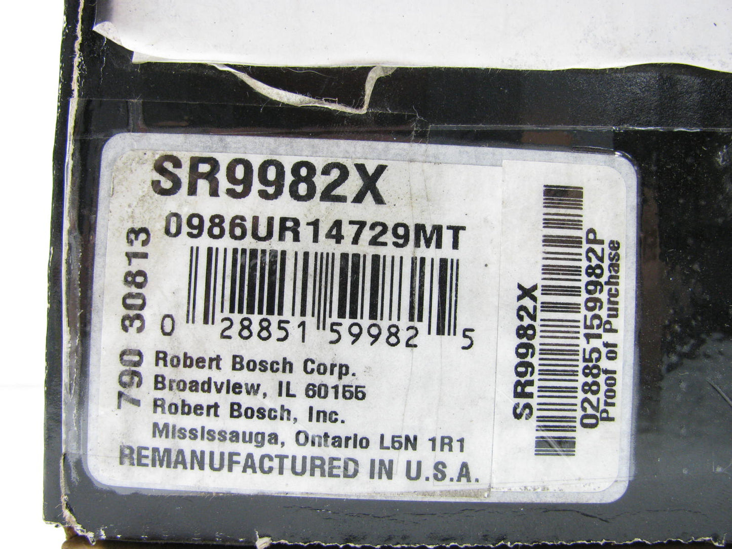 Genuine Bosch Reman STarter Motor SR9982X