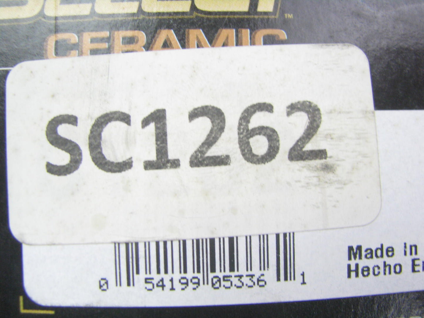 Brakebest C1262 Ceramic Disc Brake Pad Set - Front / Rear