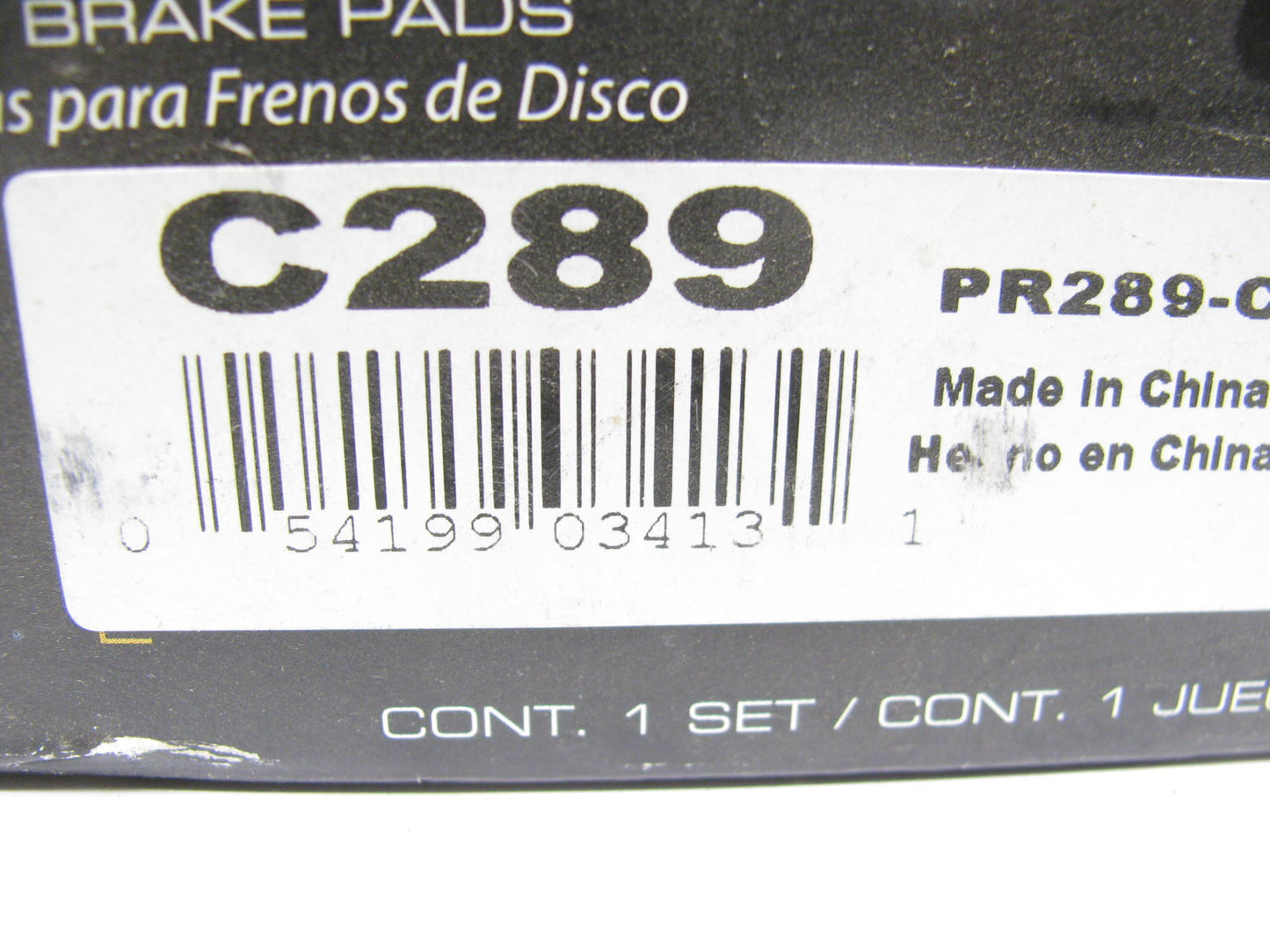 Brakebest C289 Front Disc Brake Pad Set - Ceramic