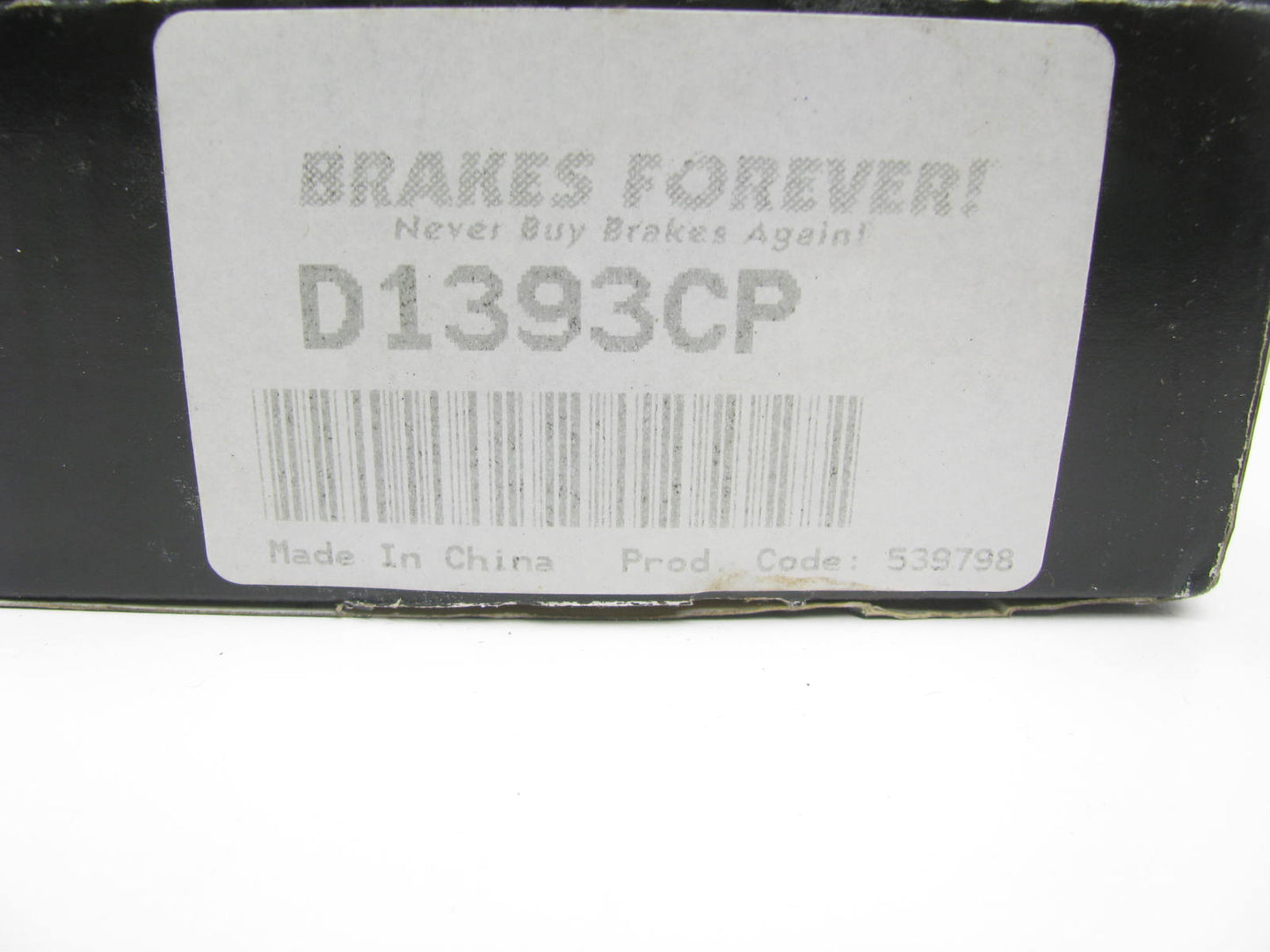 Premium Rear Ceramic Disc Brake Pad Set Brakes Forever D1393CP