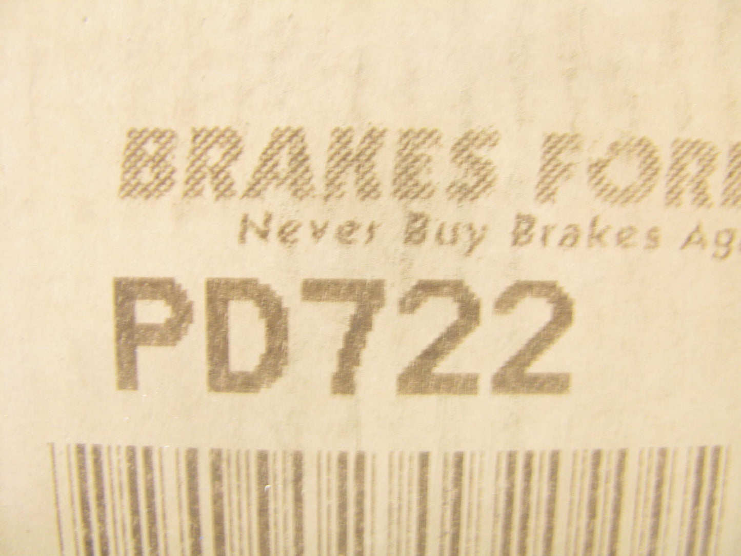 Ceramic Disc Brake Pad Set, Front Brakes Forever PD722