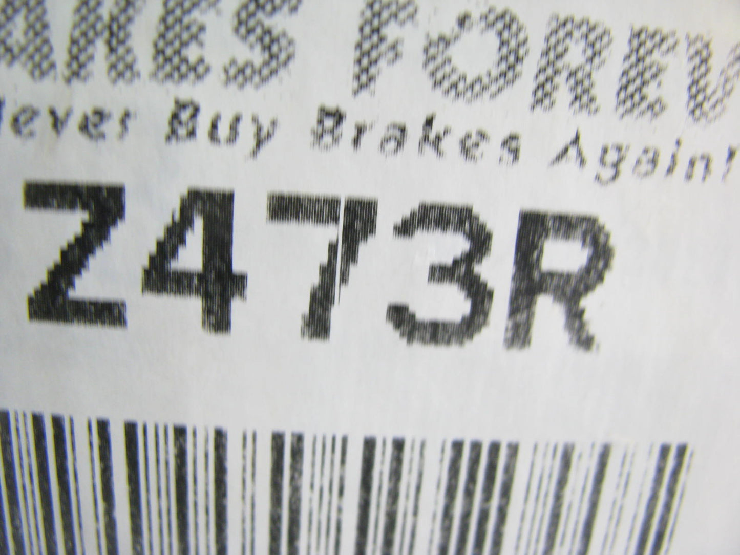Brakes Forever Z473R Rear Drum Brake Shoes - 11-5/32'' X 2-3/4''