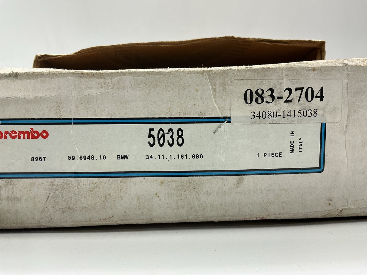 Brembo 5038 Front Brake Rotor - 1994-1997 BMW 840Ci, 93-97 850Ci
