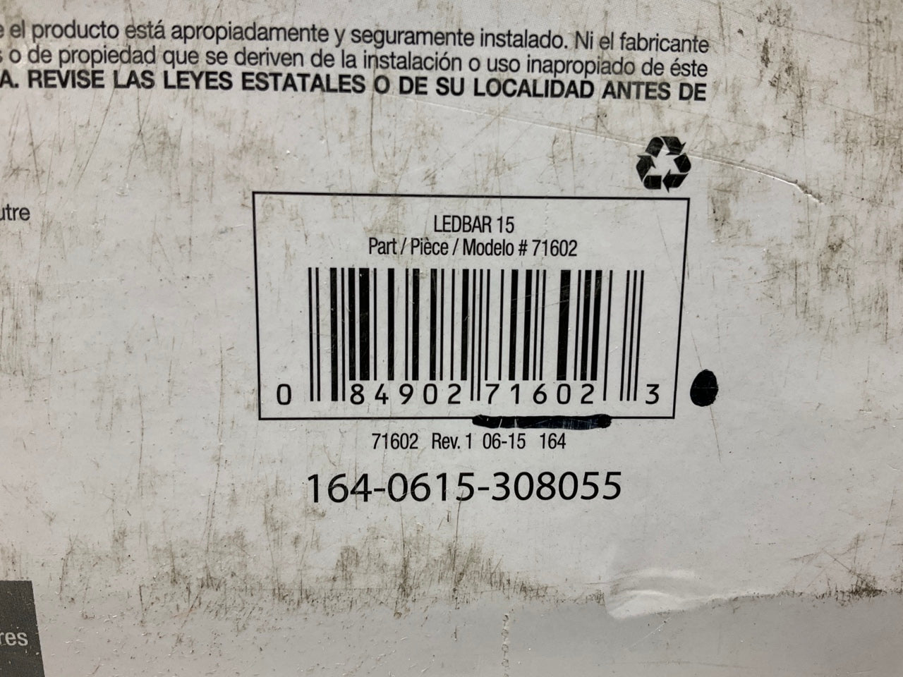 BriteLED 71602 15'' Off Road Auxiliary Light LED Bar - 24 3W LEDs