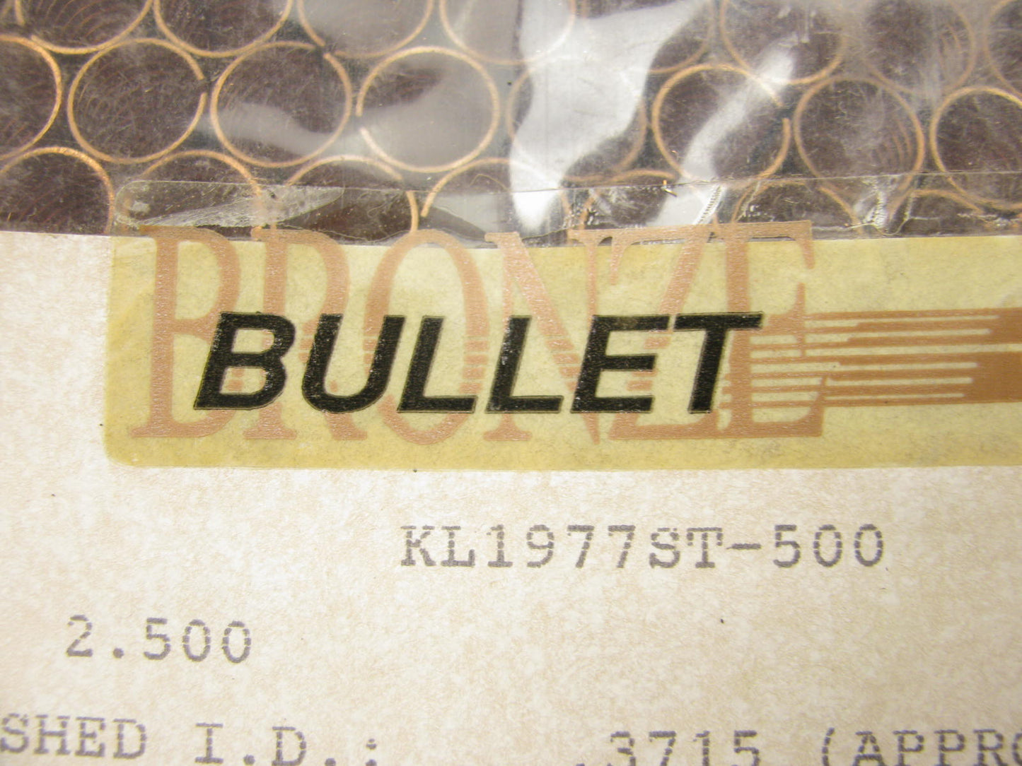 500 Pcs Wholesale Lot - Bronze Bullet Valve Guide Liners .373 X 2.500'' KL1977ST
