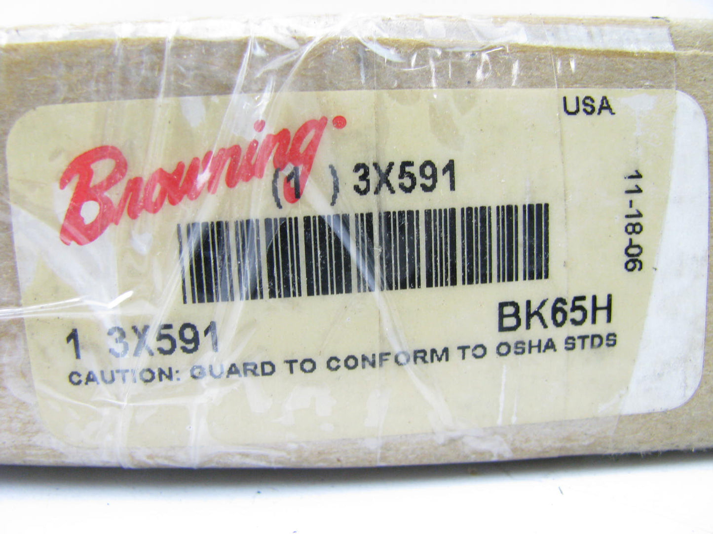Browning 3X591 Cast Iron Single Groove Sheave V-Belt Pulley 6.25'' OD