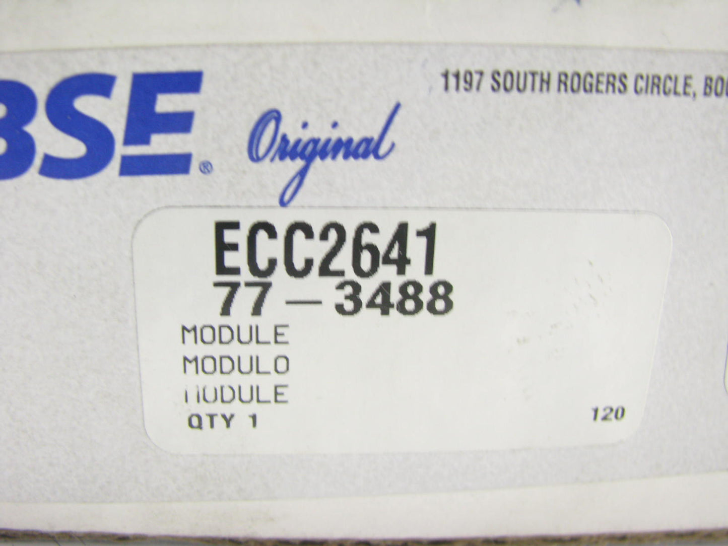 BSE ECC2641 REMAN Engine Control Module Computer ECM ECU PCM